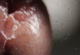 Brezplačne celotno dolžino porno makro blizu cumming na steklo